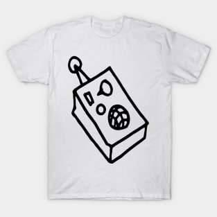 Walkie Talkie Line Drawing T-Shirt